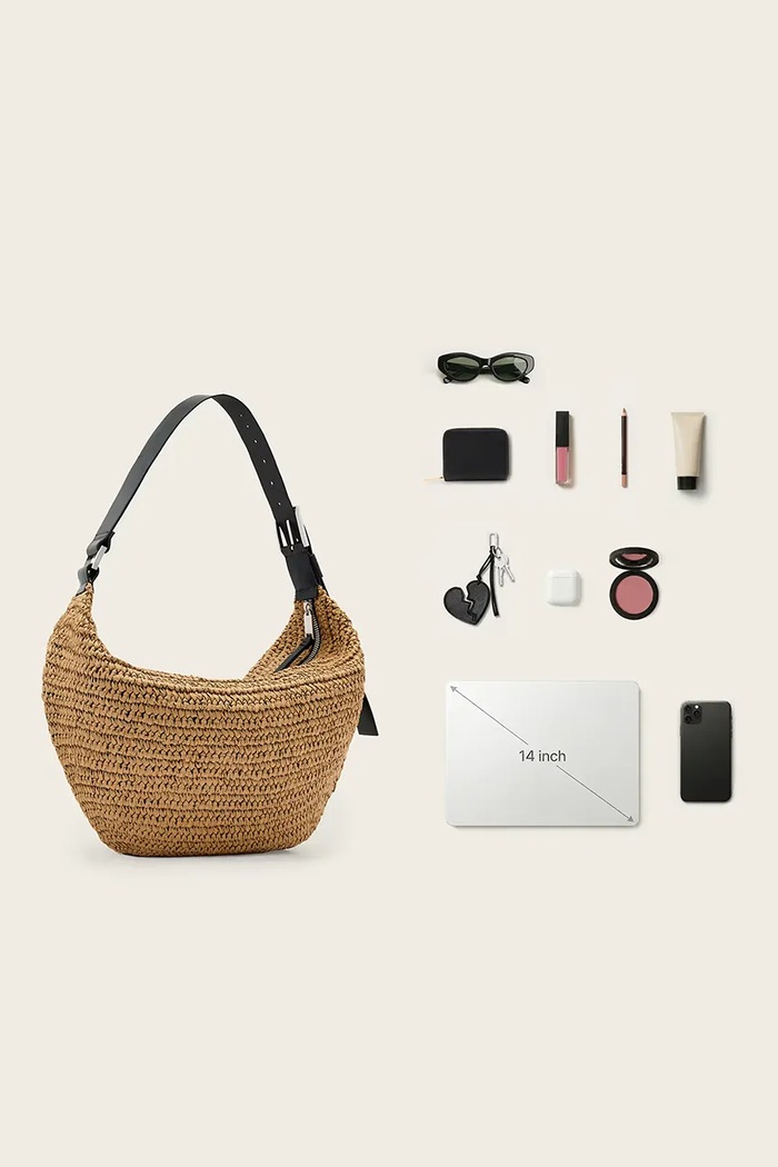 AllSaints torebka hobo damska LUNA W158XE
