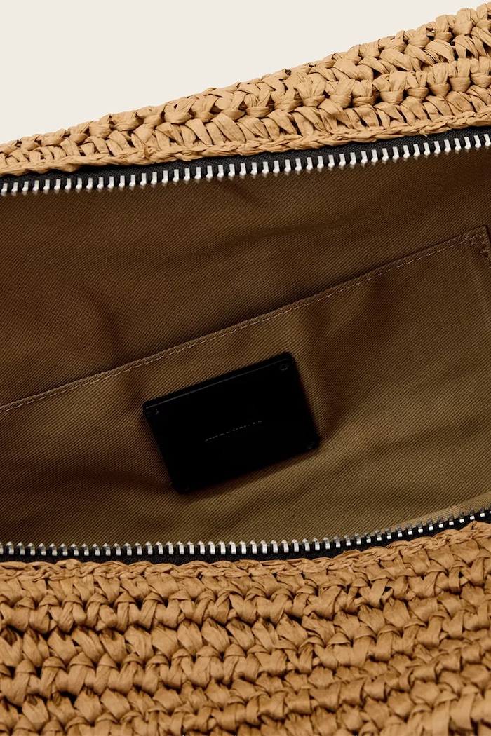 AllSaints torebka hobo damska LUNA W158XE brązowy