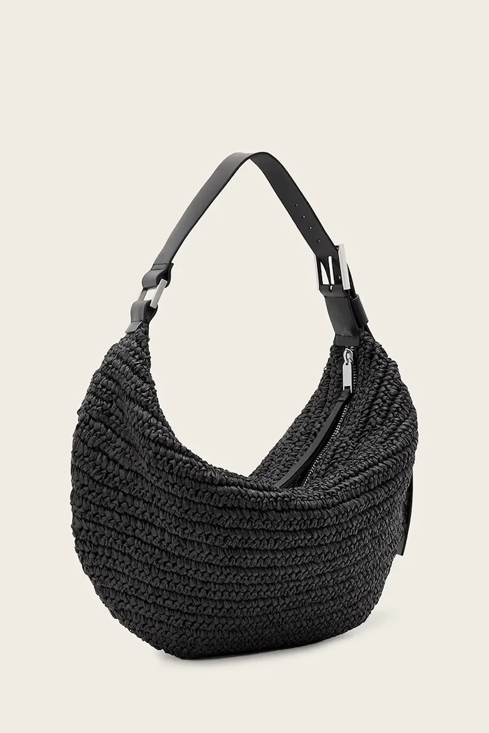 AllSaints Torebka hobo damska LUNA W158XE czarny SS26