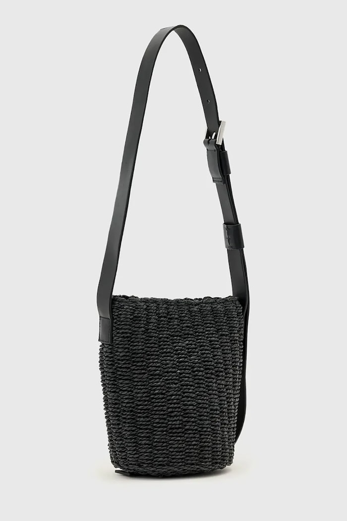 AllSaints coș de femei alb W162XE negru SS26