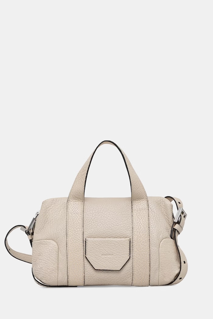 AllSaints Geantă crossbody pentru femei, din piele ARES bej W511XD