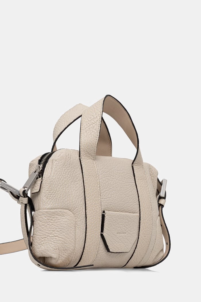 AllSaints Geantă crossbody pentru femei, din piele ARES W511XD bej SS26