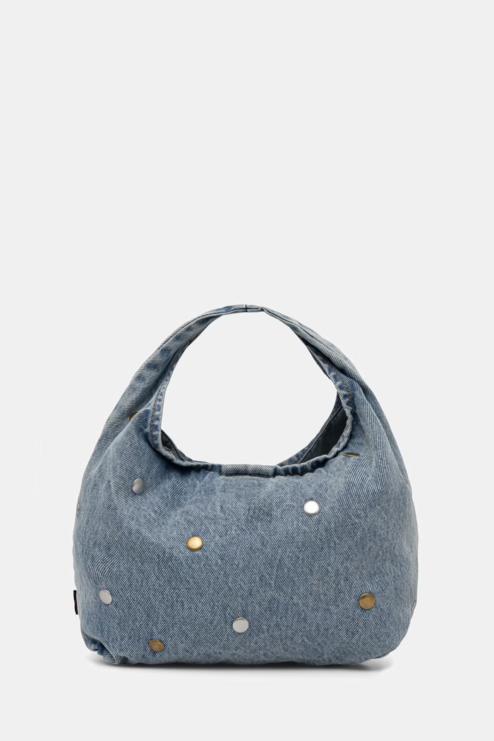 Levi's kabelka hobo dámska rifľová Emerson x PRIDE modrá 0066Y