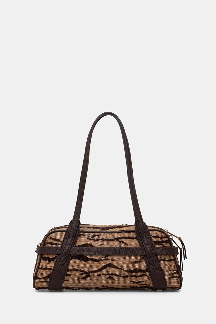Doplňky Elisabetta Franchi baguette kabelka dámská BS11A62E2 béžová