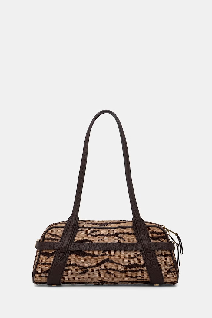 Doplňky Elisabetta Franchi baguette kabelka dámská BS11A62E2 béžová