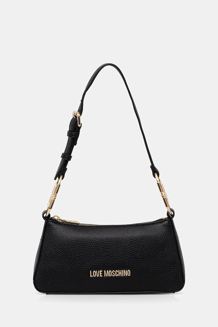 Τσάντα Love Moschino απλικέ μαύρο JC4007PP1OLB0000