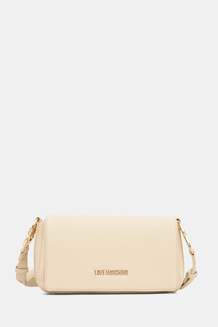 Kabelka Love Moschino hladký béžová JC4008PP1OLB0129