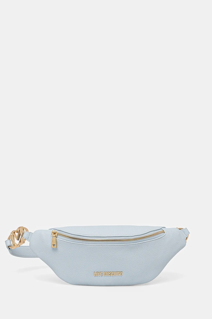 Чанта за кръст Love Moschino щампа син JC4010PP1OLB0701