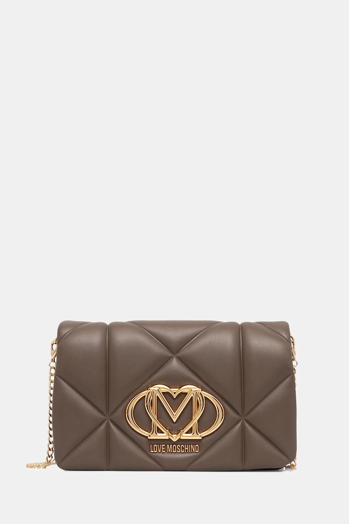 Kabelka Love Moschino hladký hnědá JC4043PP1OLC0203