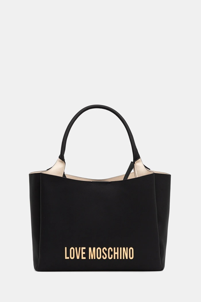 Τσάντα Love Moschino απομίμηση λείου δέρματος μαύρο JC4107PP1OKD0000