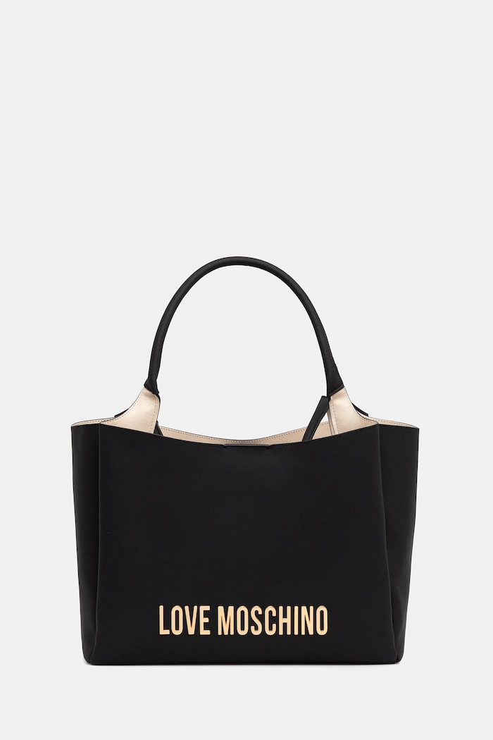 Τσάντα Love Moschino απομίμηση λείου δέρματος μαύρο JC4107PP1OKD0000