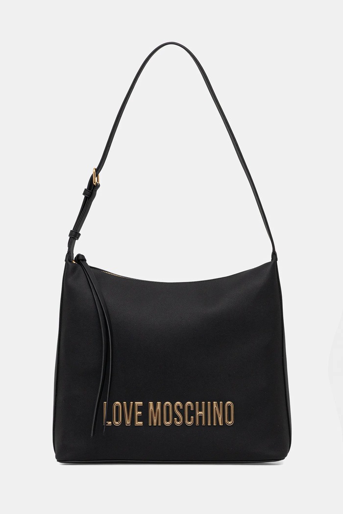 Kabelka Love Moschino nášivka černá JC4108PP1OKD0000