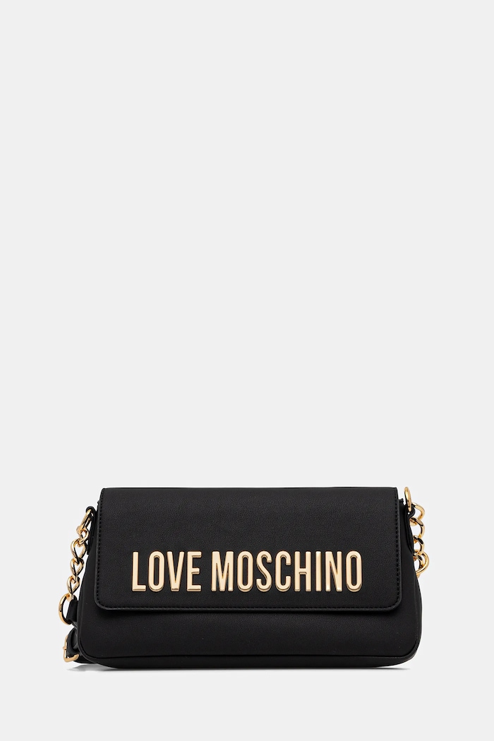 Kabelka Love Moschino nášivka černá JC4109PP1OKD0000
