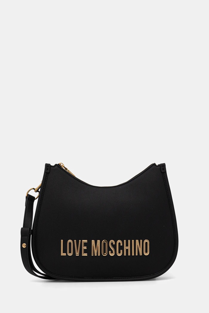 Kabelka Love Moschino nášivka černá JC4021PP1OKD0000