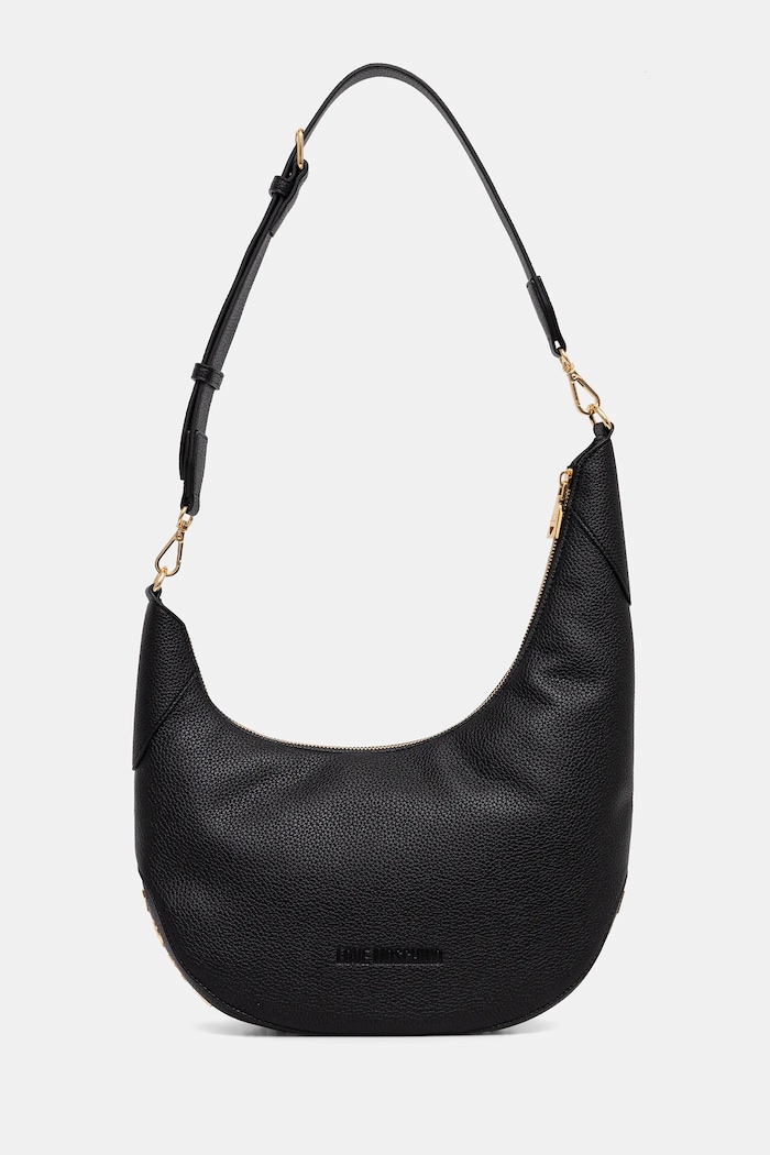 Kabelka Love Moschino nášivka černá JC4016PP1OLT0000