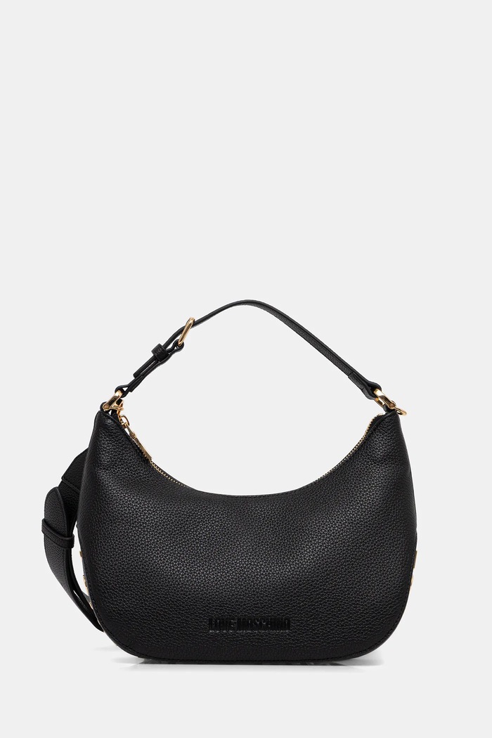 Kabelka Love Moschino nášivka černá JC4018PP1OLT0000