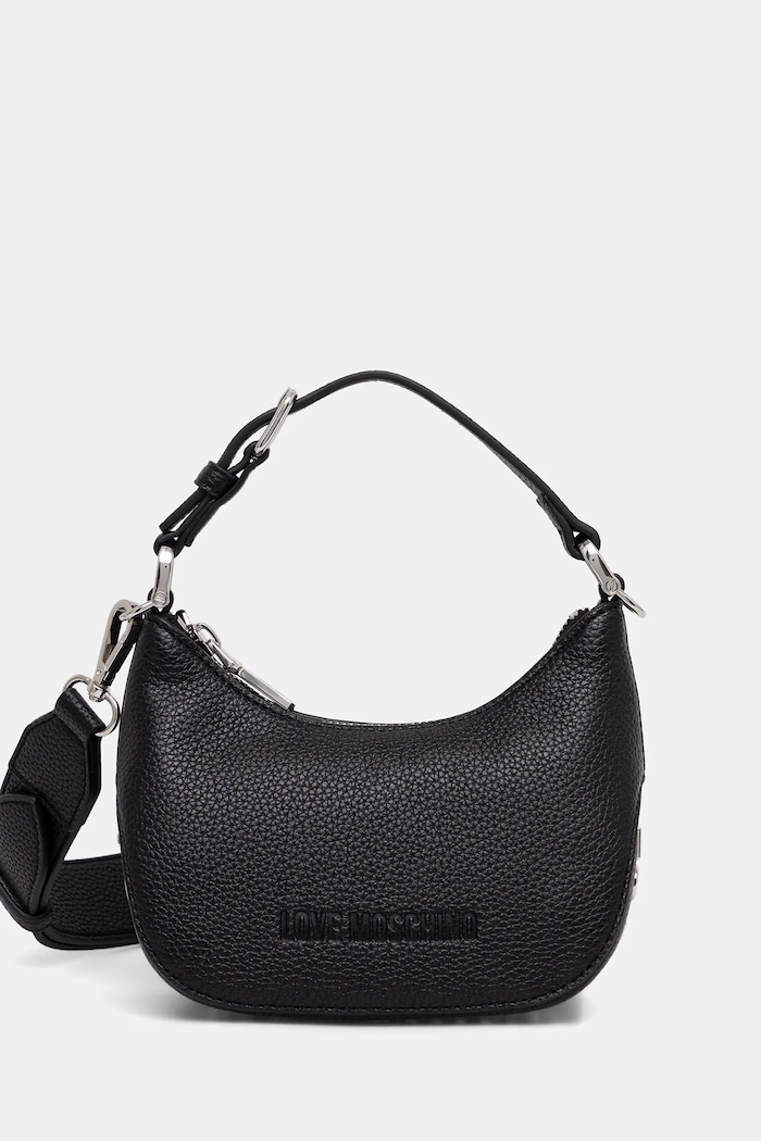 Kabelka Love Moschino nášivka černá JC4019PP1OLT000B