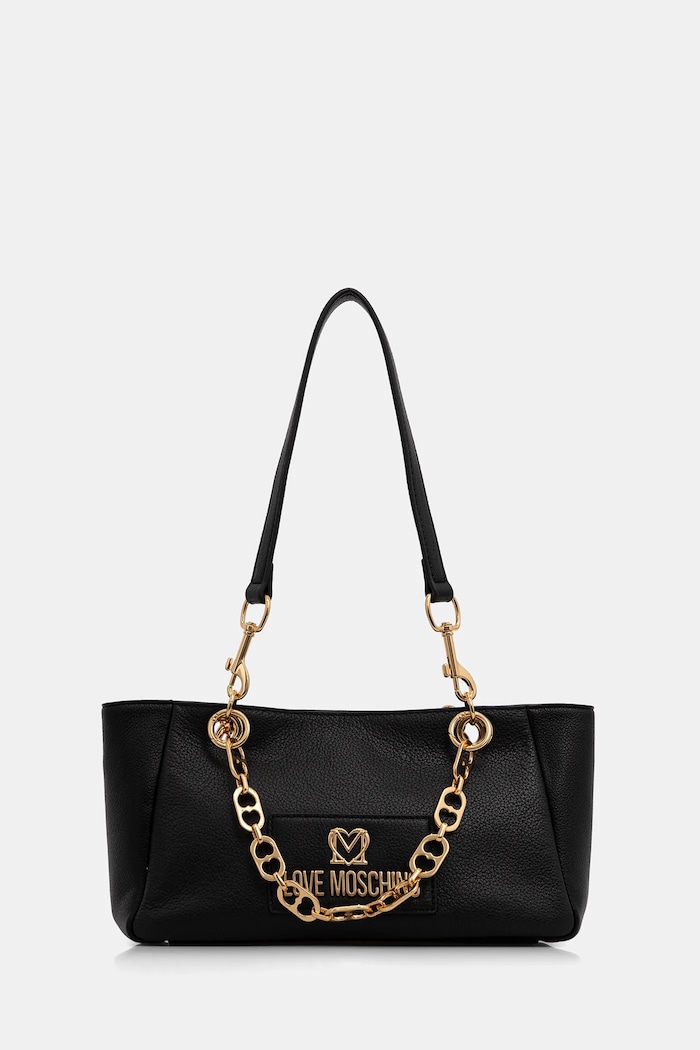 Kabelka Love Moschino hladký černá JC4165PP1OL1200A