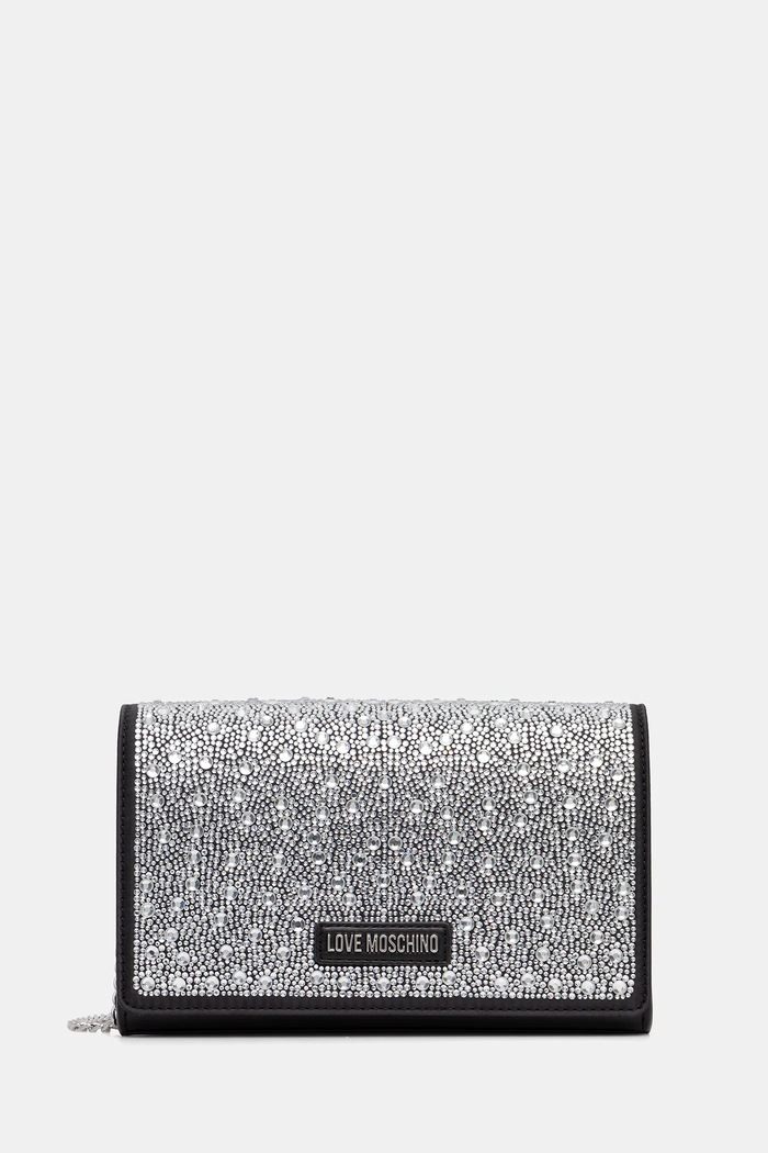 Love Moschino poșetă nu incape in A4 negru JC4168PP1OLW100A