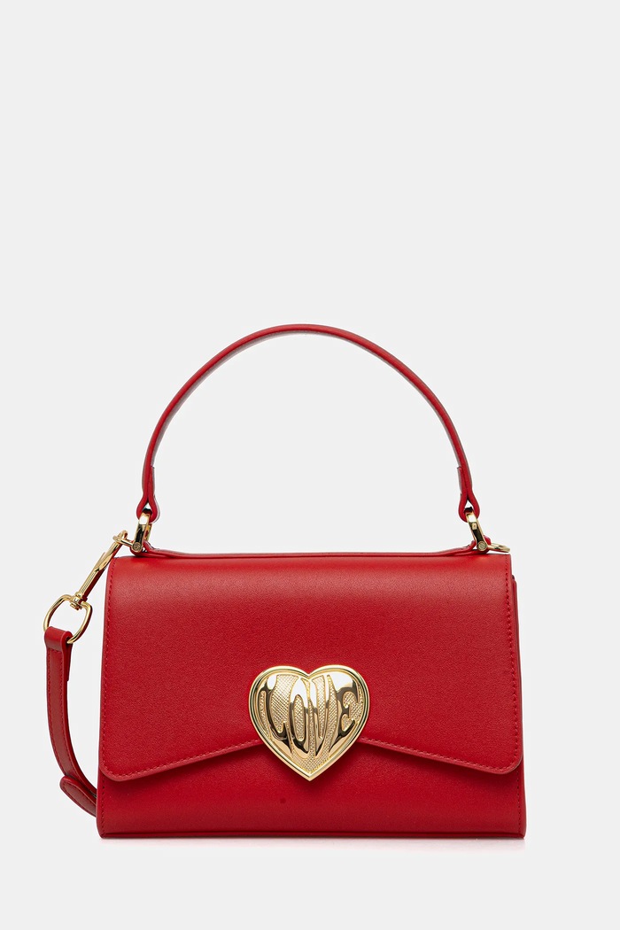 Usnjena torbica Love Moschino Ne ustreza A4 rdeča JC4146PP1OL1650A