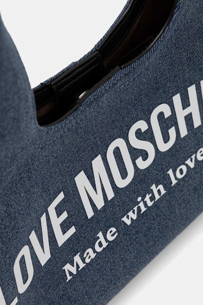 Τζιν τσάντα Love Moschino σκούρο μπλε JC4059PP1OLG170A