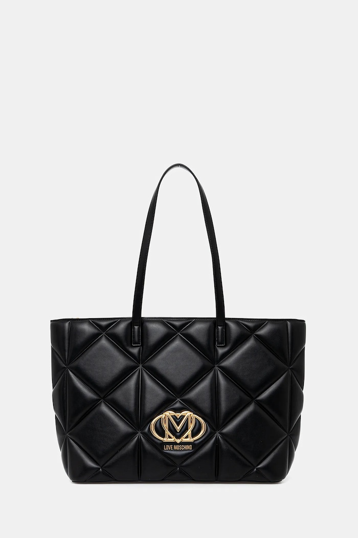 Kabelka Love Moschino nášivka černá JC4120PP1OLC0000