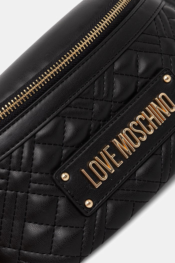 Torbica za okoli pasu Love Moschino črna JC4003PP1OLA0000