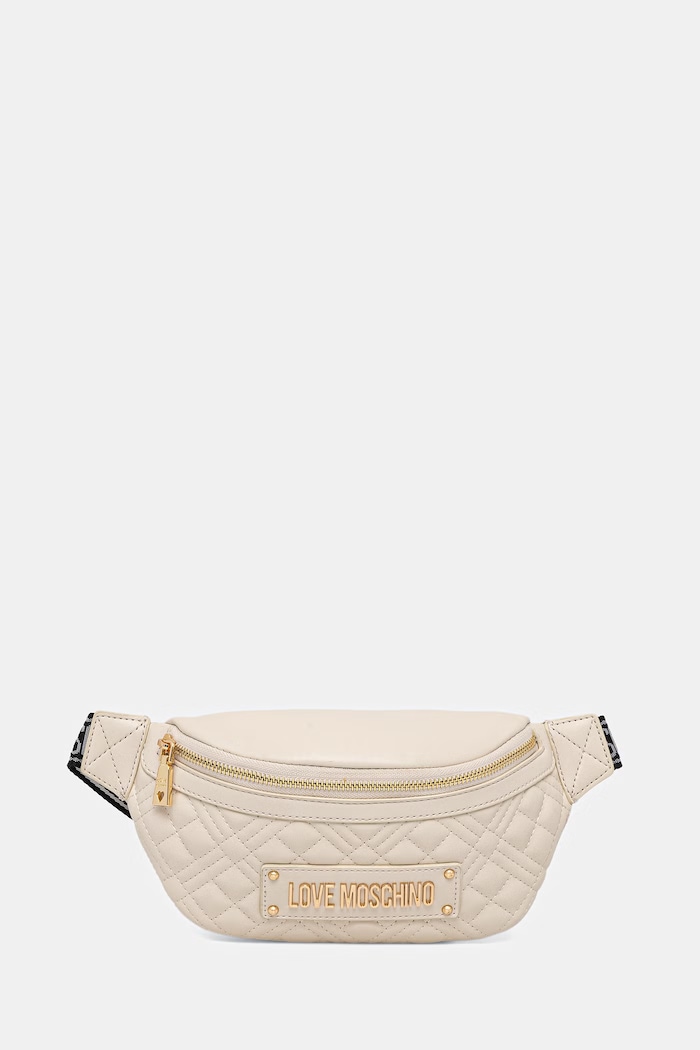 Torbica za okoli pasu Love Moschino Ne ustreza A4 bež JC4003PP1OLA0110