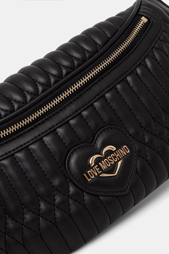 Torbica za okoli pasu Love Moschino črna JC4035PP1OLJ0000