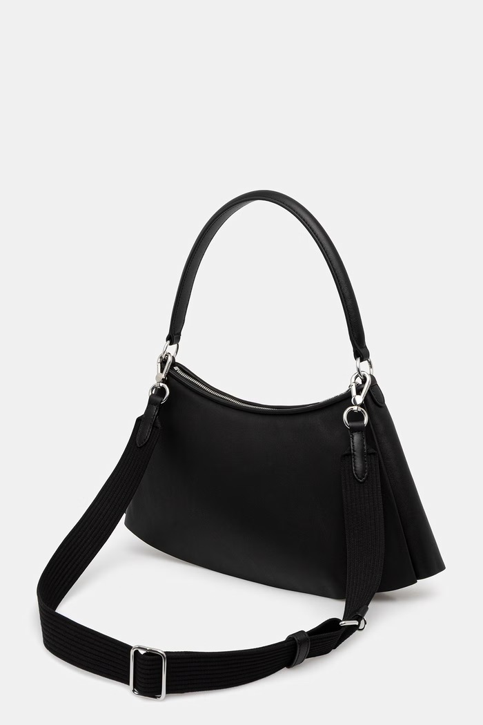 Αξεσουάρ Lacoste χιαστί Γυναικεία δερμάτινη NU5176DP μαύρο