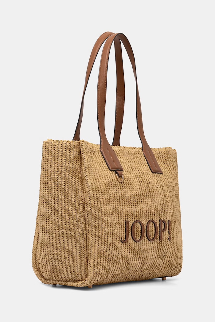 Joop! geantă shopper pentru femei împletită Stromboli Aurelia 4140008485 bej SS26