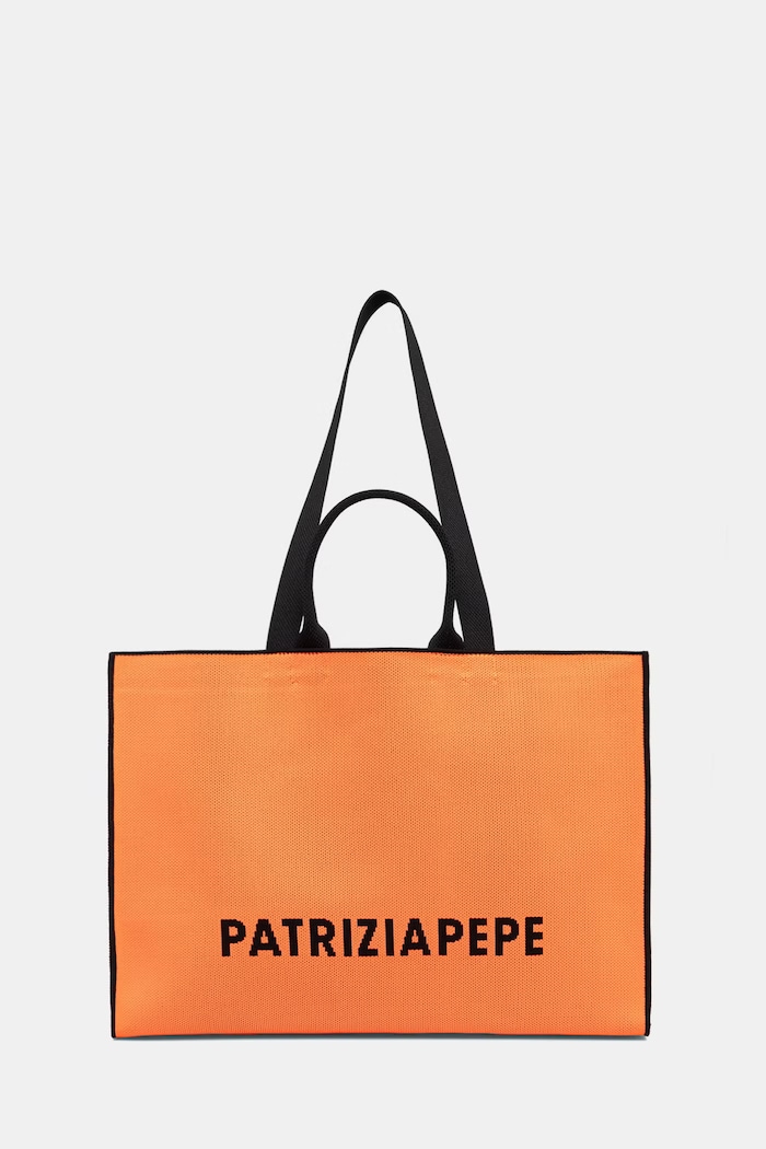 Patrizia Pepe tote bag pentru femei portocaliu 2B0175.K264