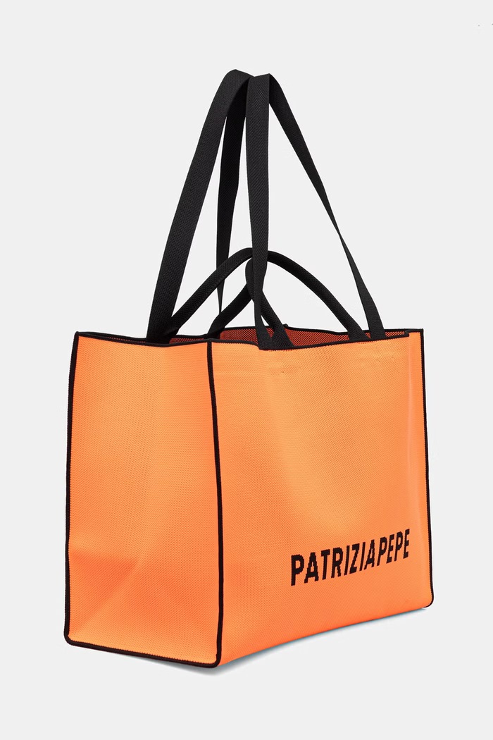 Patrizia Pepe tote bag pentru femei 2B0175.K264 portocaliu SS26