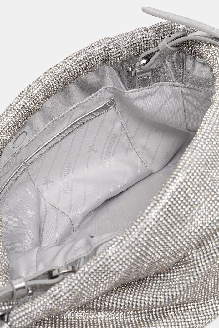 Patrizia Pepe torebka worek damska Bubble 2B0181.M017 srebrny