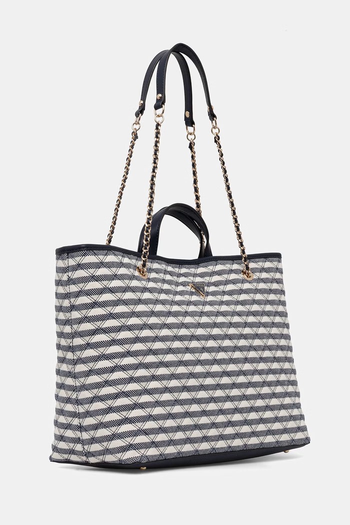 Guess torebka shopper damska z imitacji skóry GIULLY HWAG96.73290 beżowy SS26