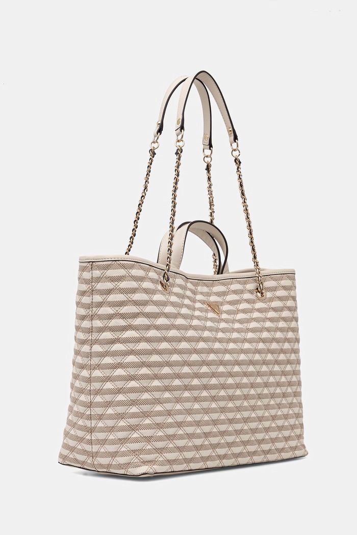 Guess shopper torba za žene od imitacije kože GIULLY HWAG96.73290 bež SS26