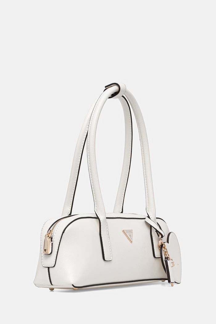 Guess kabelka typu baguette dámska z imitácie kože ISOBEL HWBG99.32080 biela SS26