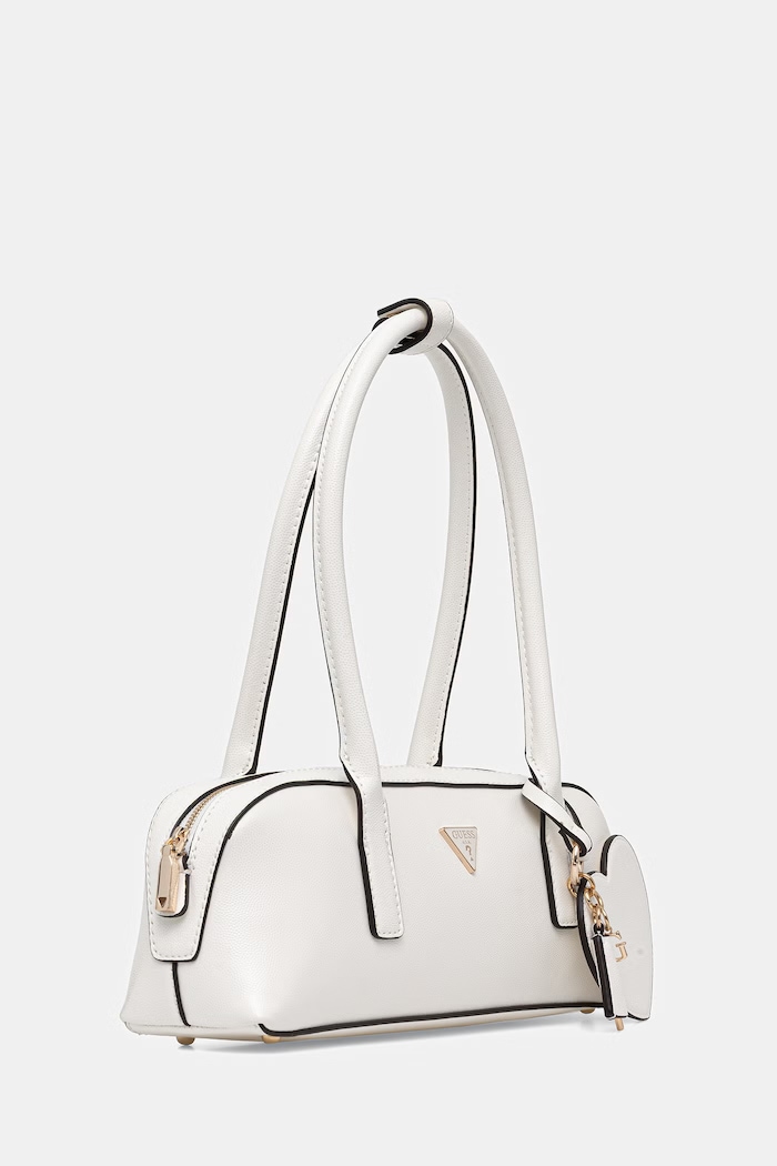 Guess kabelka typu baguette dámska z imitácie kože ISOBEL HWBG99.32080 biela SS26