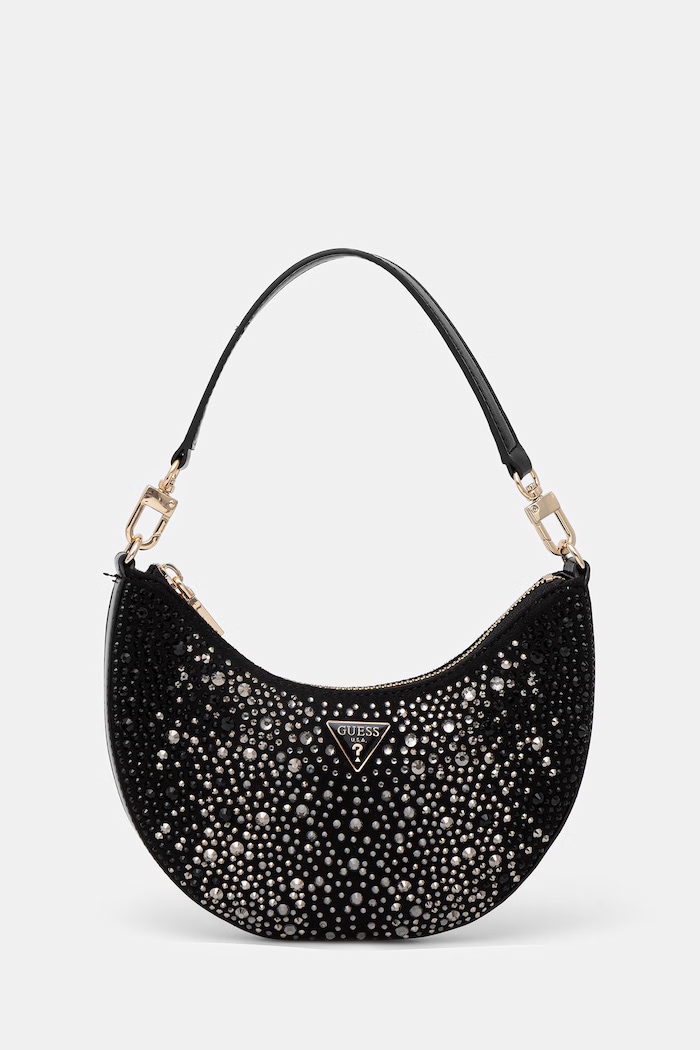 Guess geantă plic pentru femei TASMIN negru HWEG99.31720