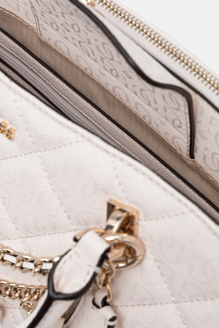 Guess dámska crossbody kabelka z imitácie kože LIBBY HWGG99.12060 béžová
