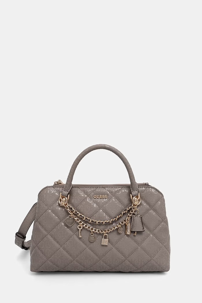 Guess dámska crossbody kabelka z imitácie kože LIBBY béžová HWGG99.12060