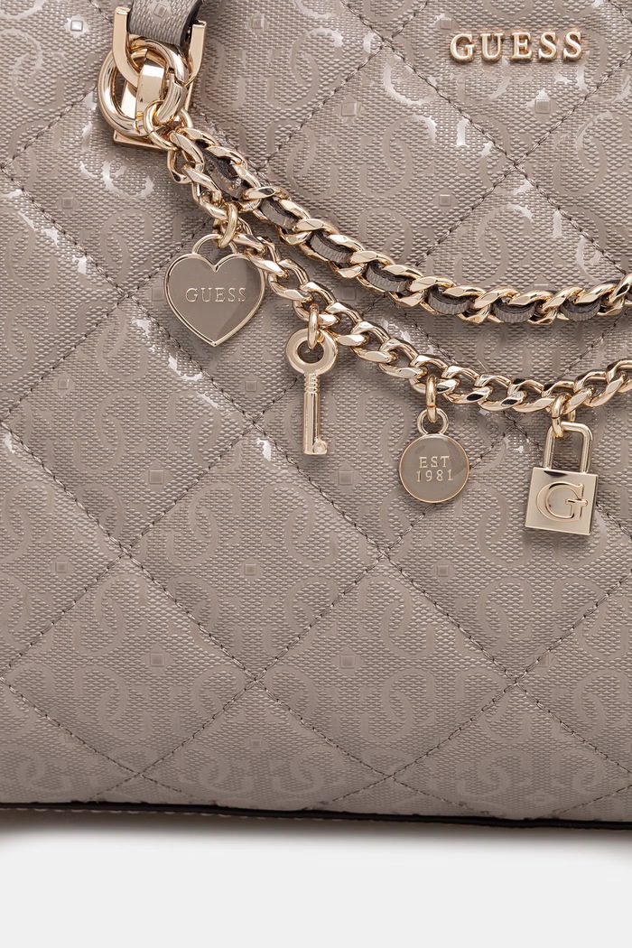 Guess dámska crossbody kabelka z imitácie kože LIBBY béžová HWGG99.12060