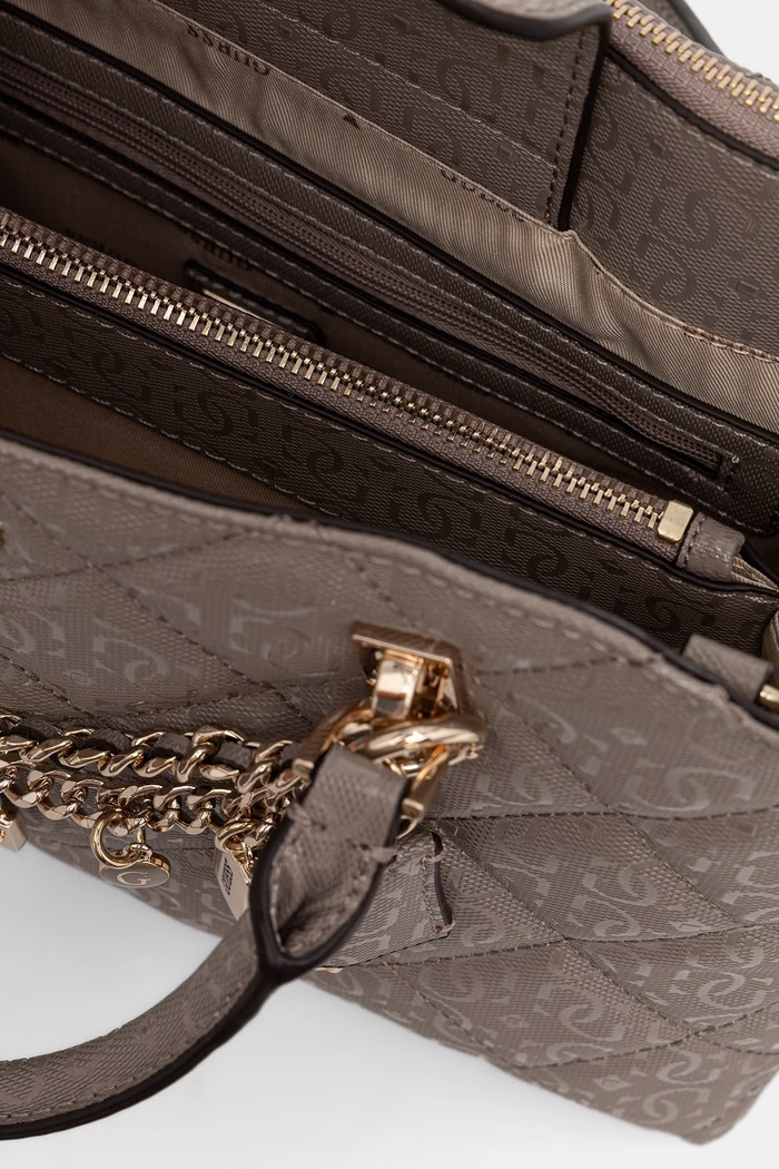 Guess dámska crossbody kabelka z imitácie kože LIBBY HWGG99.12060 béžová