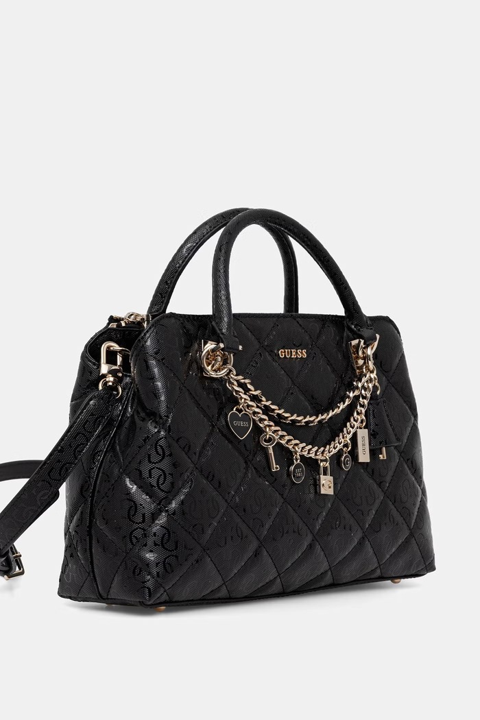 Guess dámska crossbody kabelka z imitácie kože LIBBY HWGG99.12060 čierna SS26