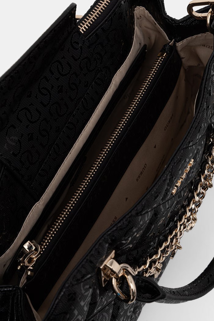 Guess dámska crossbody kabelka z imitácie kože LIBBY HWGG99.12060 čierna