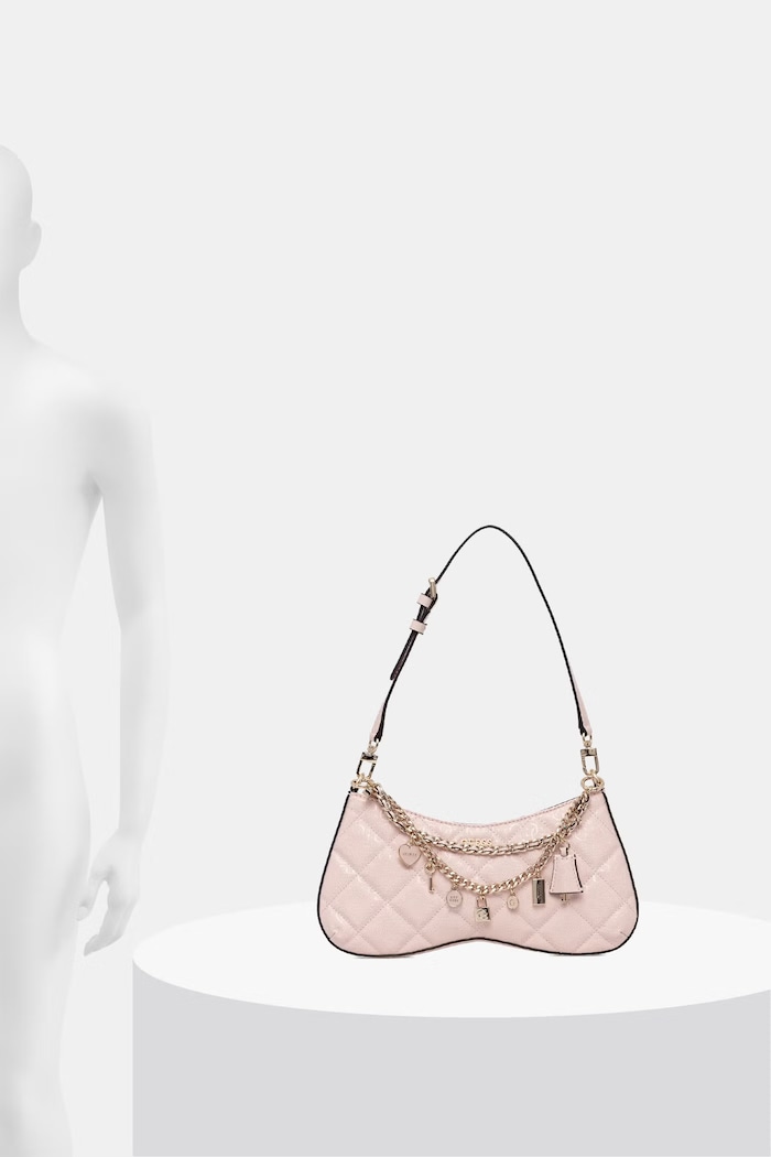 Guess torebka damska z imitacji skóry LIBBY HWGG99.12180 różowy