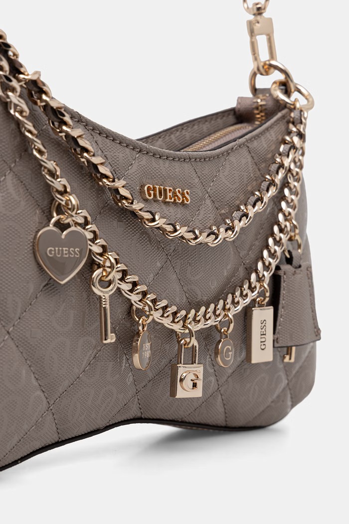 Guess női műbőr táska LIBBY bézs HWGG99.12180