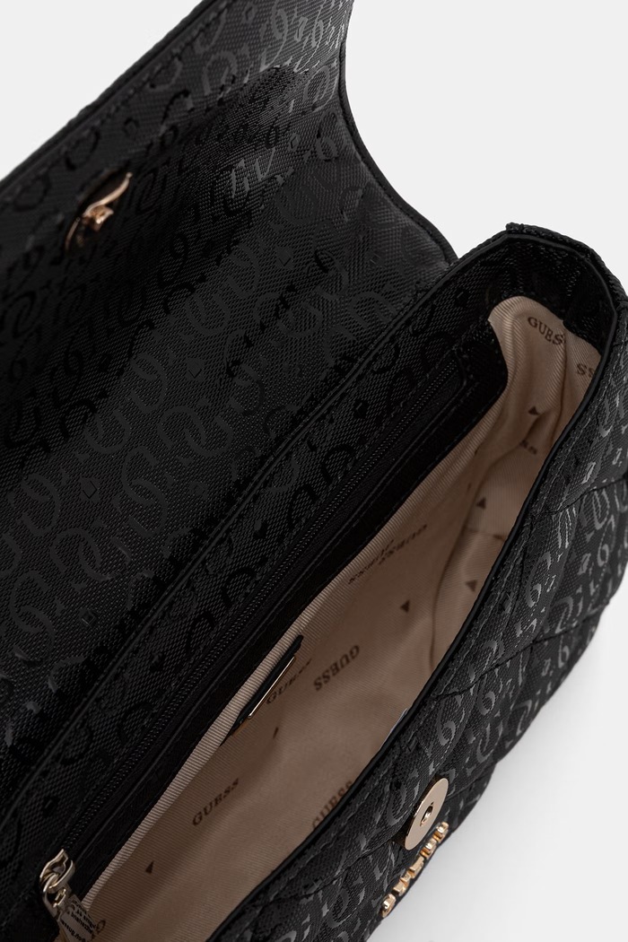 Guess dámska crossbody kabelka LIBBY HWGG99.12200 čierna