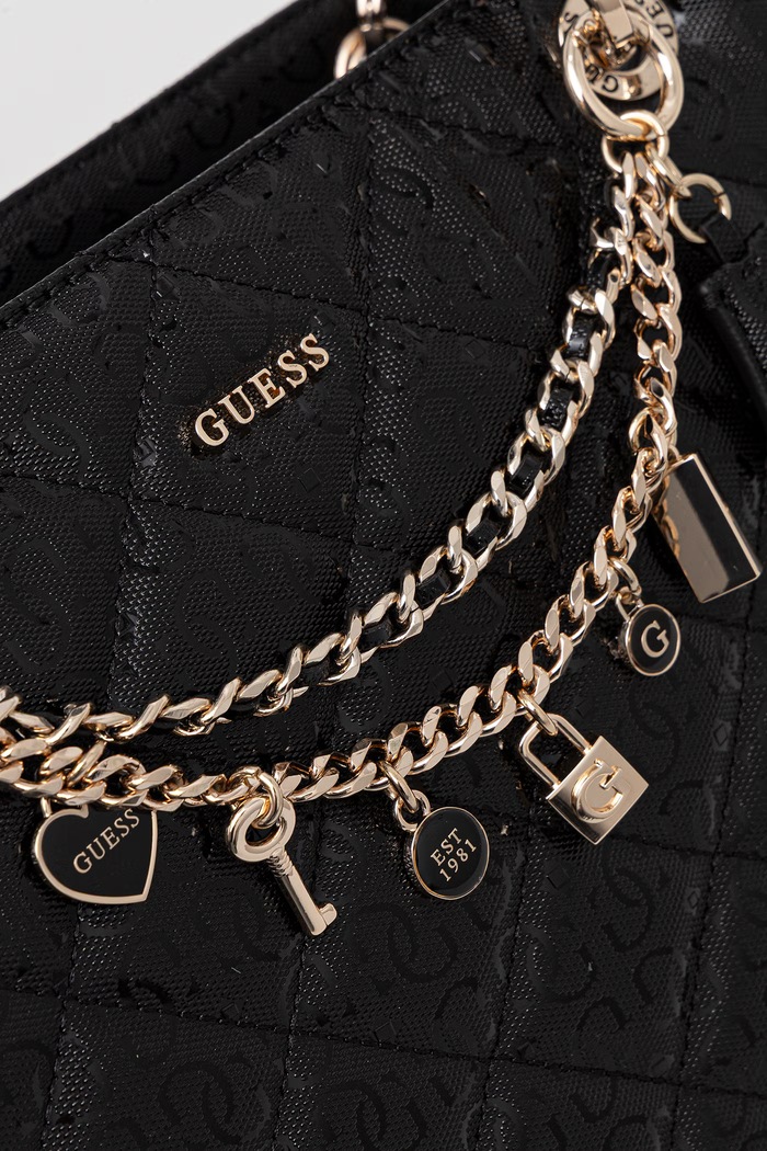 Guess torebka shopper damska LIBBY czarny HWGG99.12250