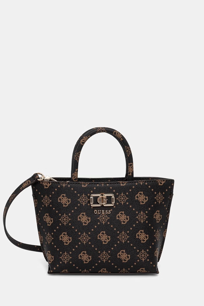 Guess torebka crossbody damska z imitacji skóry EMELIE brązowy HWGP99.28750